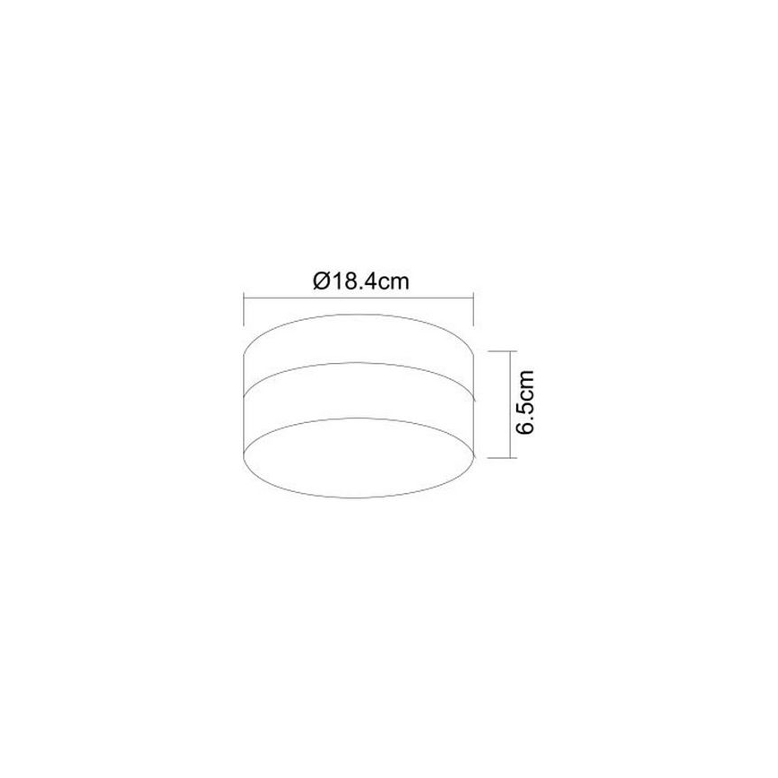 Globo - Kúpeľňové svietidlo 1xE27/60W/230V pr. 18,4 cm IP44