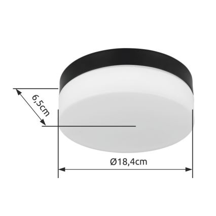 Globo - Kúpeľňové svietidlo 1xE27/60W/230V pr. 18,4 cm IP44