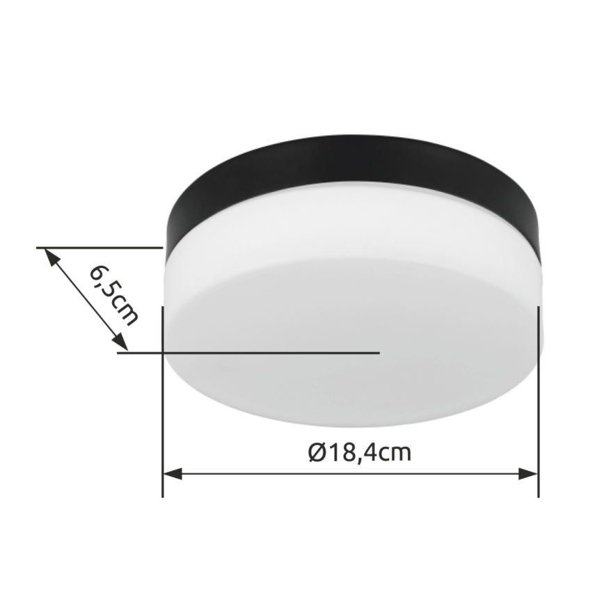Globo - Kúpeľňové svietidlo 1xE27/60W/230V pr. 18,4 cm IP44