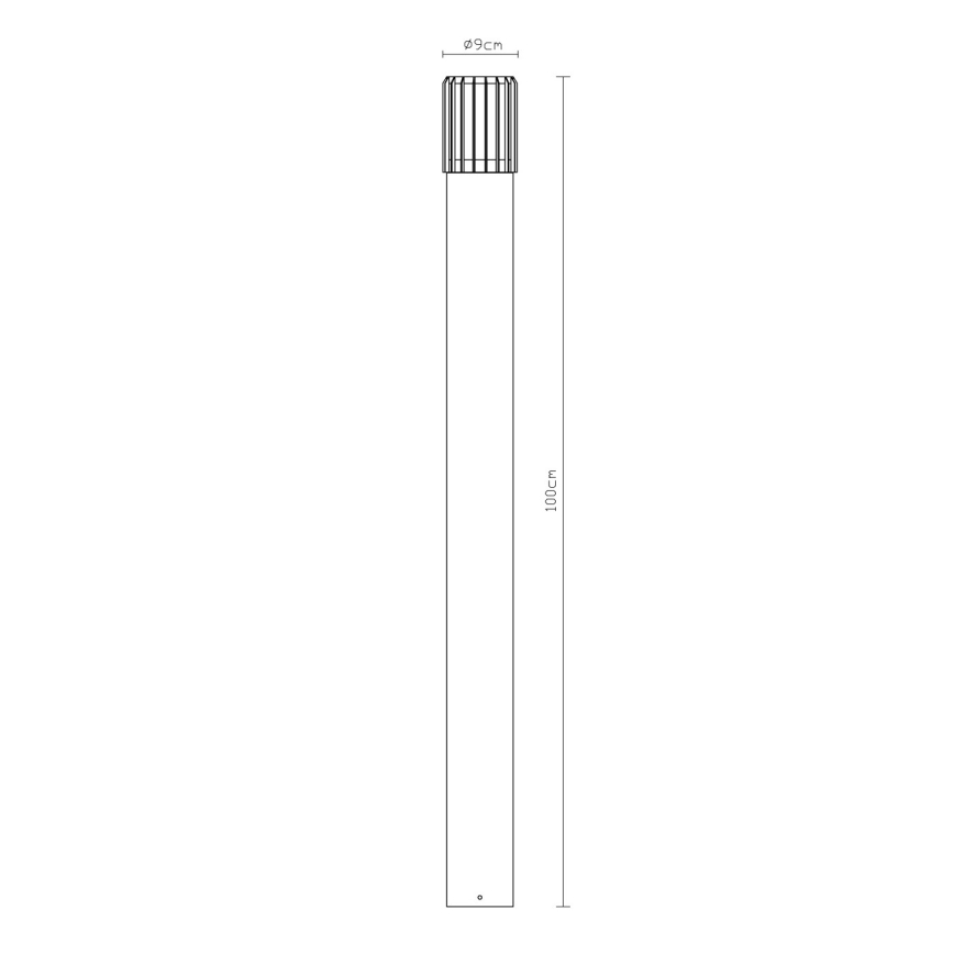Globo - Vonkajšie svietidlo 1xE27/15W/230V IP54 100 cm