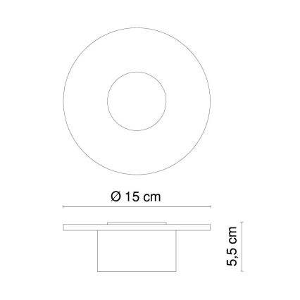 GLOBO 32401 - vonkajšie svietidlo DANA 10xLED/0,06W/3V