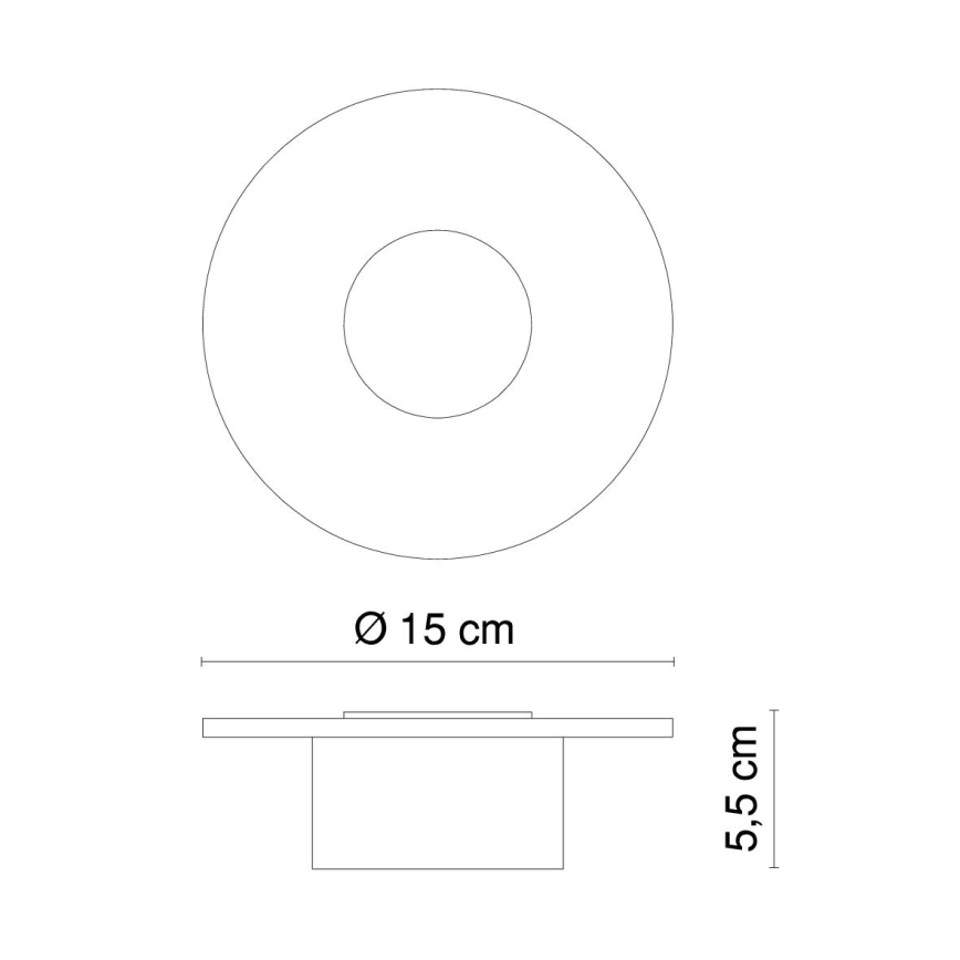 GLOBO 32401 - vonkajšie svietidlo DANA 10xLED/0,06W/3V