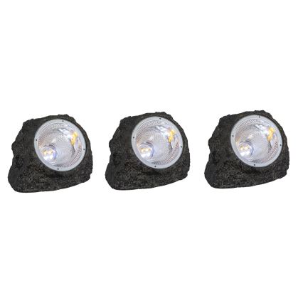 Globo - SADA 3x LED Solárne svietidlo LED/1,2V IP44 600 mAh