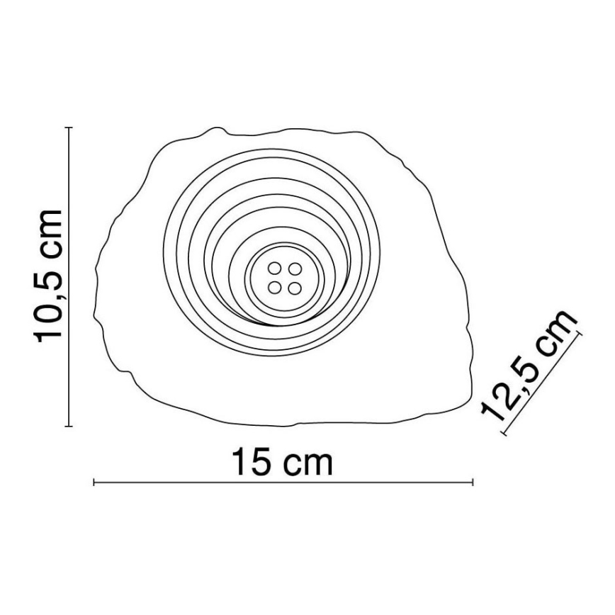 Globo - LED Dekoračné solárne svietidlo 4xLED/0,06W/1,2V IP44 200 mAh