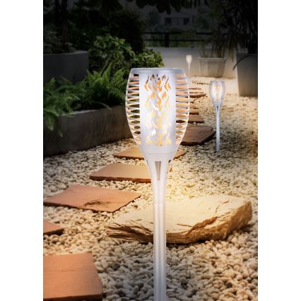 Globo - LED Solárne svietidlo LED/3,6W/3V 1800K IP44 lesklý chróm