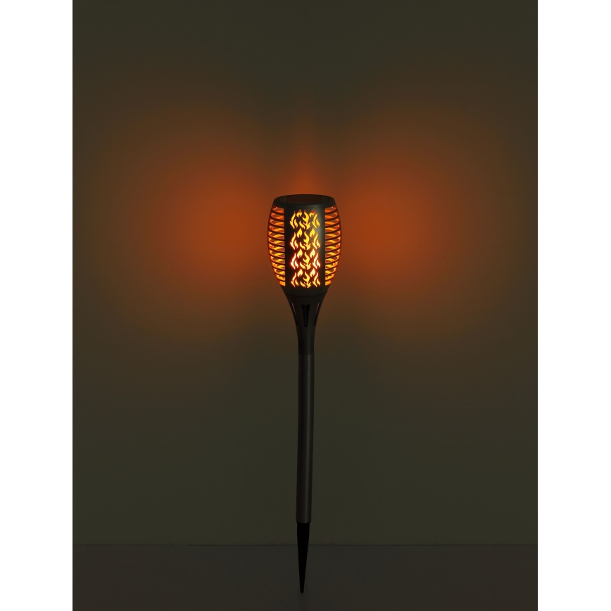 Globo - LED Solárne svietidlo LED/3,6W/3V 1800K IP44 lesklý chróm
