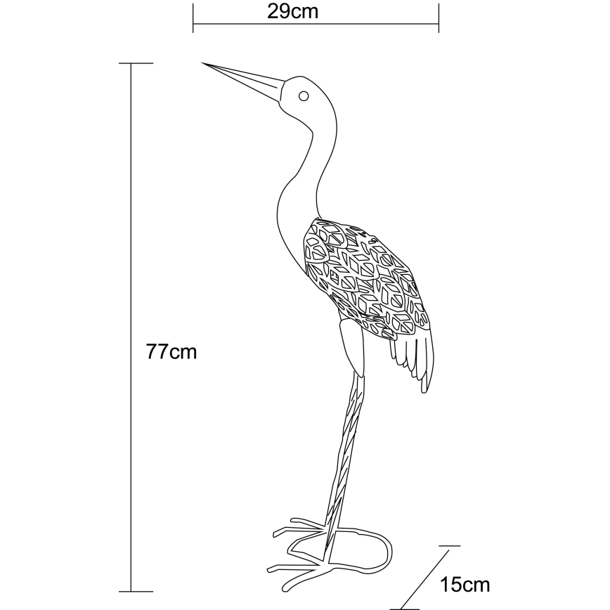 Globo - LED Solárne svietidlo LED/3V IP44 300 mAh žeriav