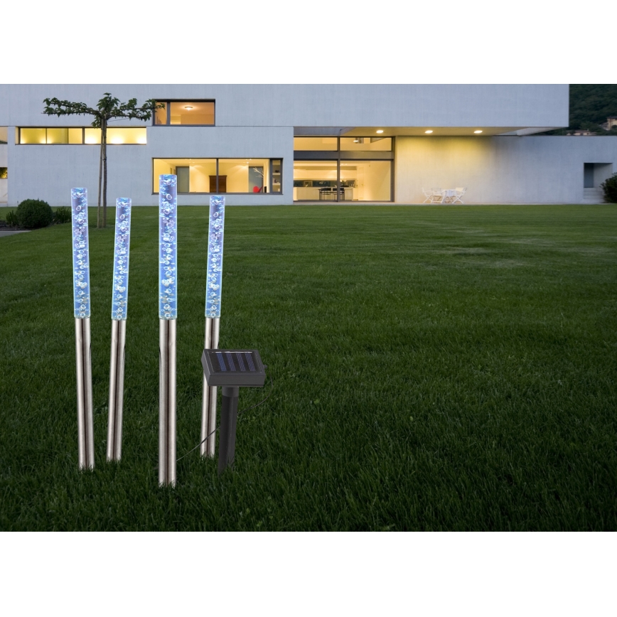 Globo - SADA 4x LED Solárne svietidlo 4xLED/0,07W IP44 600 mAh