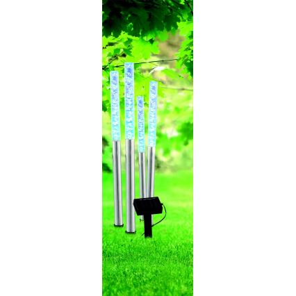 Globo - SADA 4x LED Solárne svietidlo 4xLED/0,07W IP44 600 mAh
