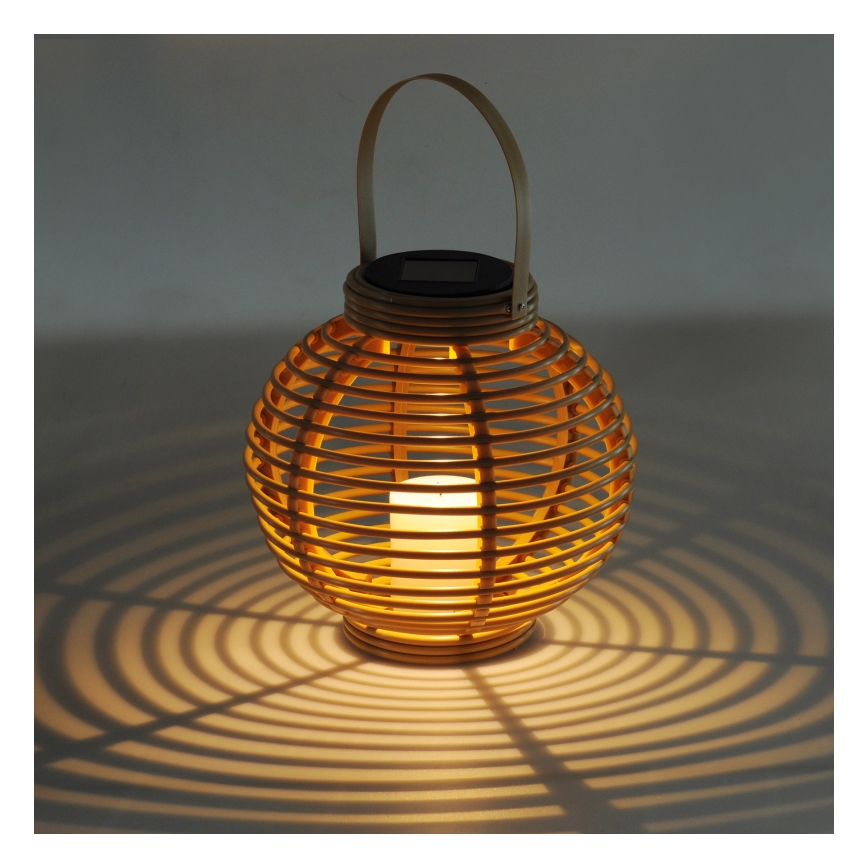 Globo - LED Solárne svietidlo LED/0,06W/3,2V IP44 ratan