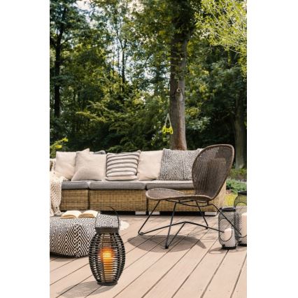 Globo - LED Solárne svietidlo LED/0,06W/3,2V IP44 200 mAh ratan