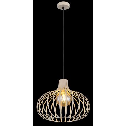 Globo - Luster na lanku 1xE27/40W/230V béžový