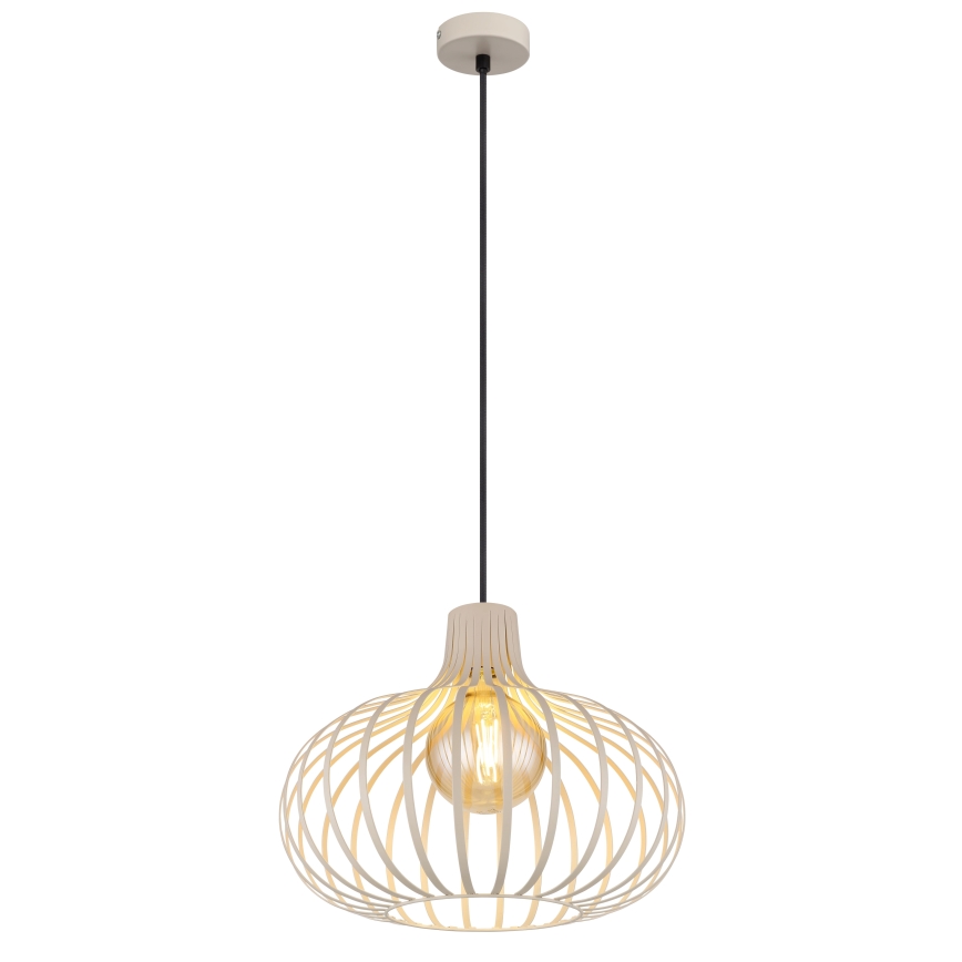Globo - Luster na lanku 1xE27/40W/230V béžový