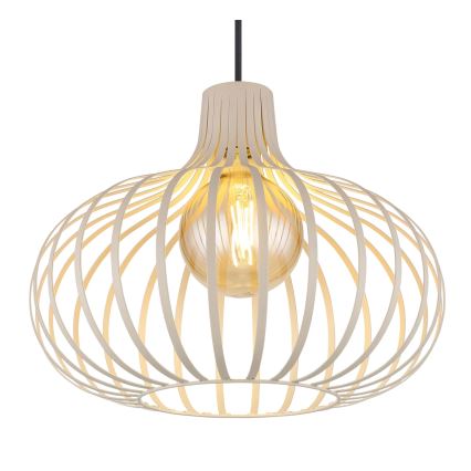 Globo - Luster na lanku 1xE27/40W/230V béžový