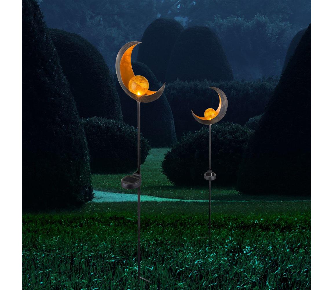 Globo Globo 33466 - LED Solárne svietidlo SOLAR LED/0,02W/3V 600mAh IP44 bronz