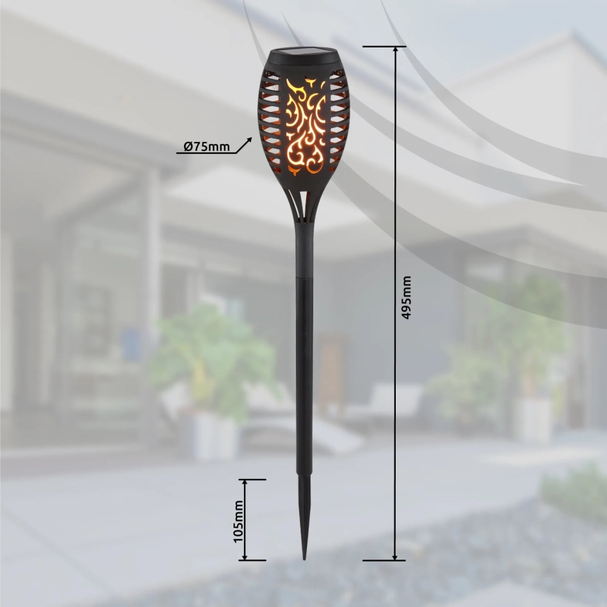 Globo - SADA 3x LED Solárna lampa LED/0,1W/3V IP44