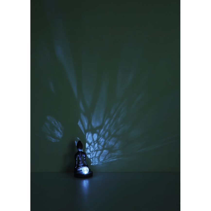Globo - solárne LED svietidlo LED/3V IP44 200 mAh socha Budhu