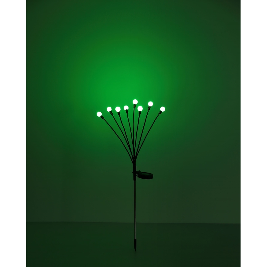 Globo - LED RGB Solárne svietidlo 8xLED/0,06W/3,2V IP44