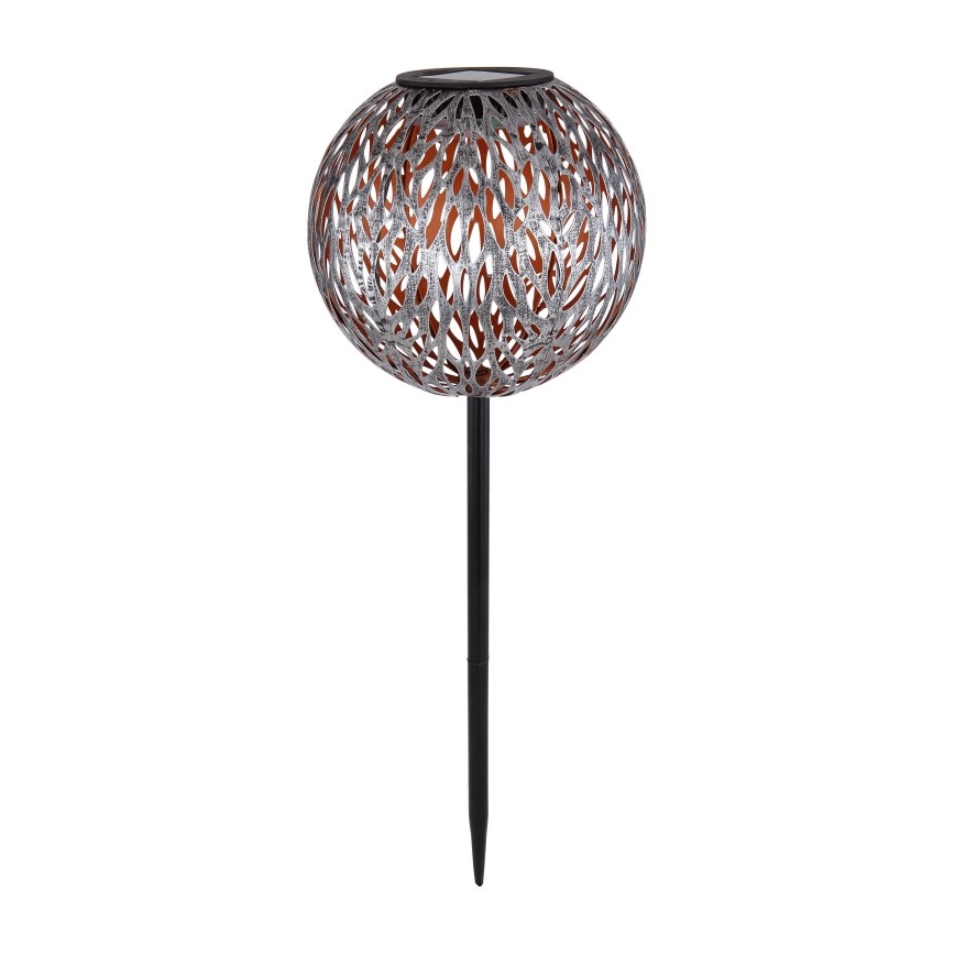 Globo - LED Solárne svietidlo LED/0,06W/1,2V strieborná IP44 180x540 mm