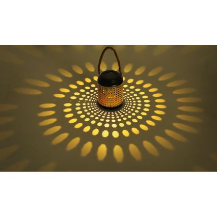 Globo - LED Solárne svietidlo LED/0,06W/3V 3000K IP44 bambus