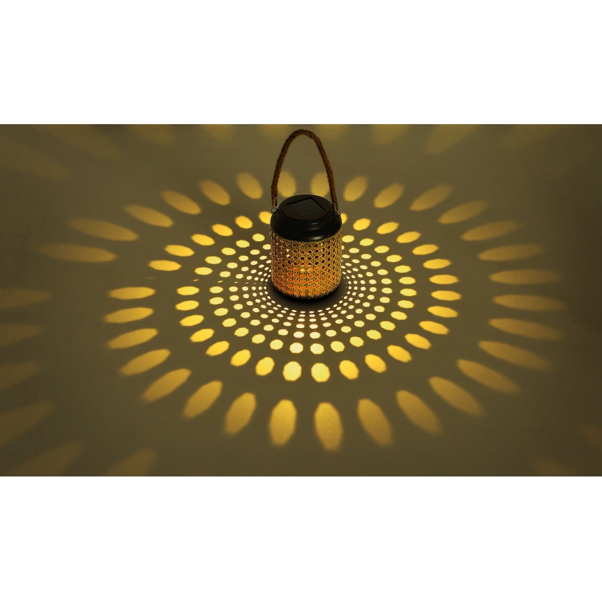 Globo - LED Solárne svietidlo LED/0,06W/3V 3000K IP44 bambus