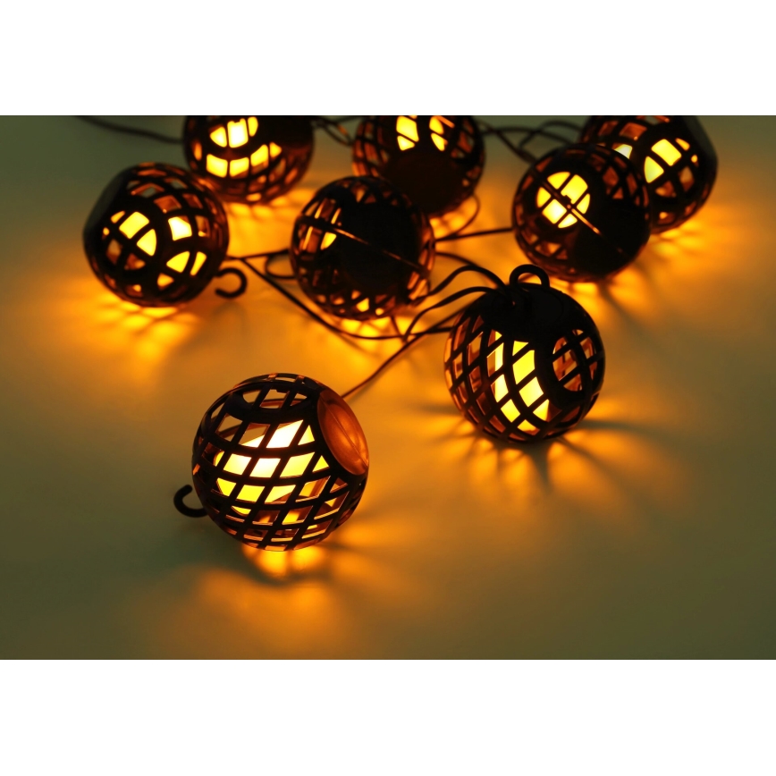Globo - LED Solárna dekoračná reťaz 98xLED/0,1W/3V 410 cm IP44