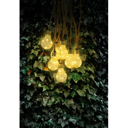 Globo - LED Solárna dekoračná reťaz 50xLED/0,06W/3,2V 570 cm IP44