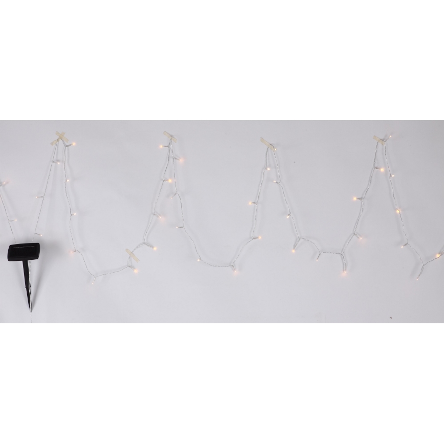 Globo - LED Solárna reťaz 10 m 50xLED/2,4V IP44 600 mAh