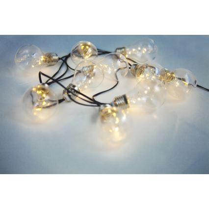 Globo - LED Solárna reťaz 10xLED/0,06W/3,2V 380 cm IP44