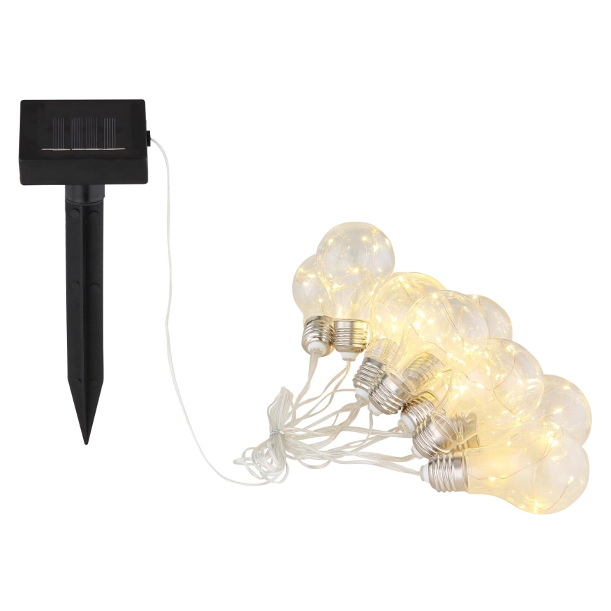Globo - LED Solárna reťaz 10xLED/0,06W/3,2V 380 cm IP44