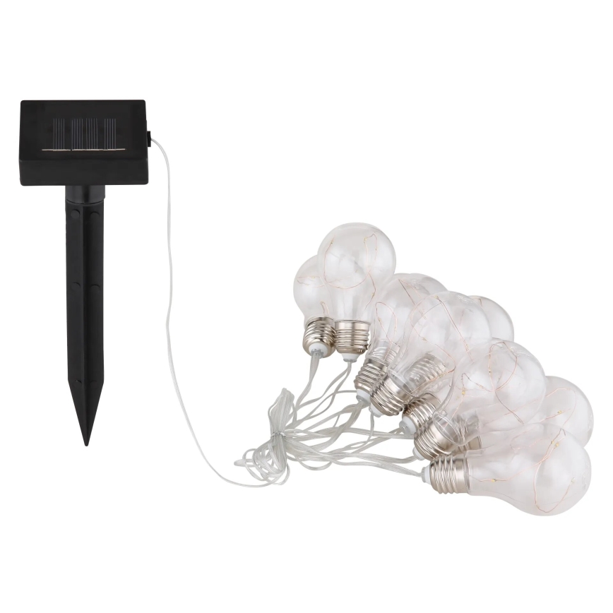 Globo - LED Solárna reťaz 10xLED/0,06W/3,2V 380 cm IP44