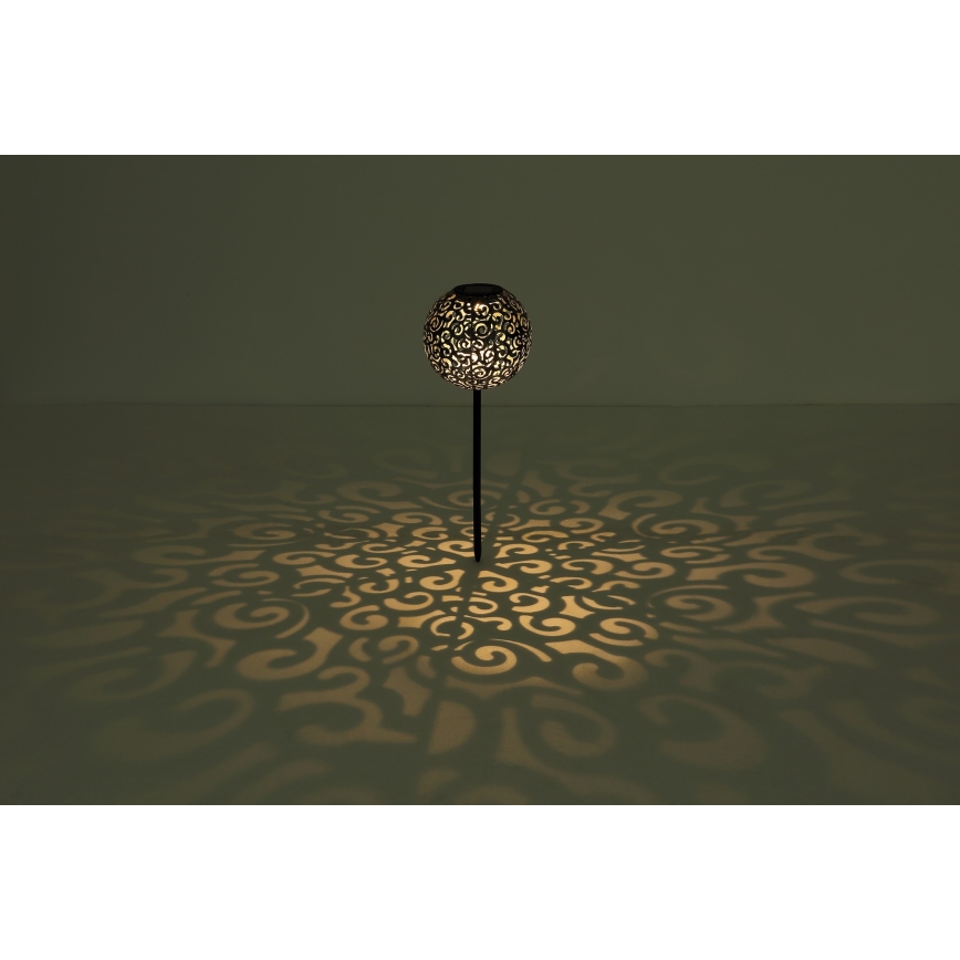 Globo - LED Solárne svietidlo LED/0,06W/1,2V strieborná IP44 185x540 mm