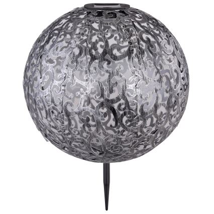 Globo - LED Solárne svietidlo LED/0,06W/1,2V strieborná IP44 285x400 mm