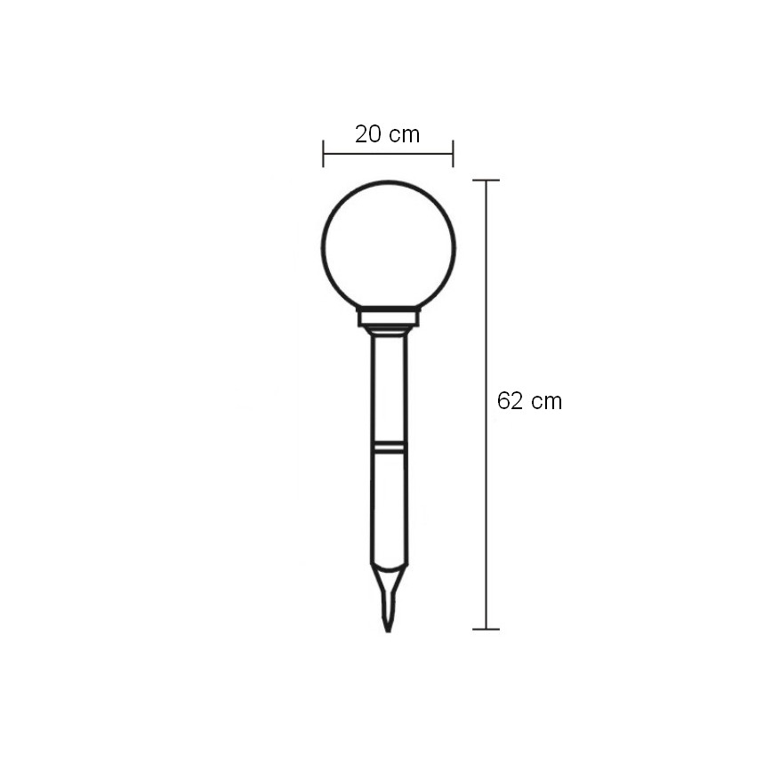 Globo - LED Vonkajšie osvetlenie LED/0,06W/3,2V IP44