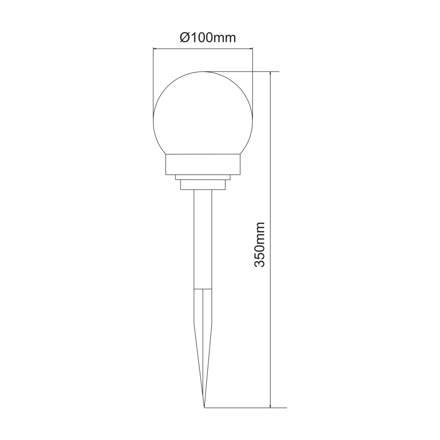 Globo - SADA 3x LED Solárne svietidlo LED/0,06W/3V 4000K pr. 10 cm IP44