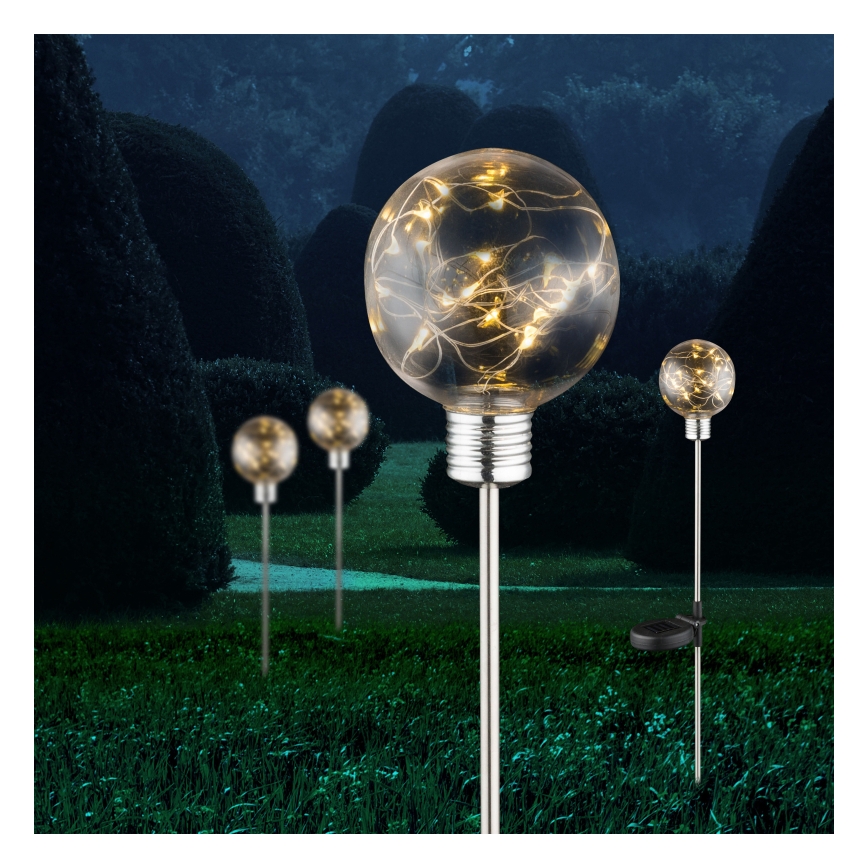 Globo - SADA 12 ks LED solárnych svietidiel LED/3,2V IP44 600 mAh