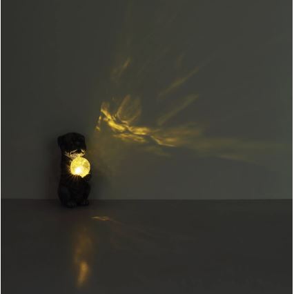 Globo - LED Solárna dekorácia LED/0,02W/3V IP44 300 mAh pes