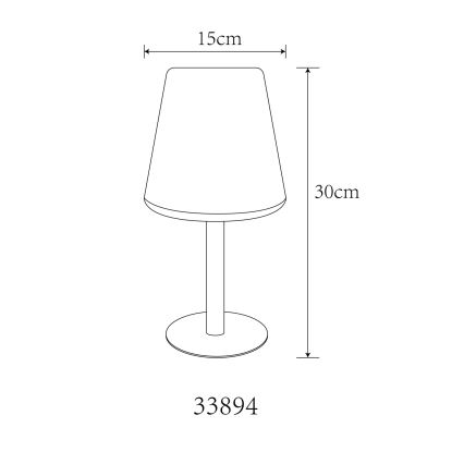 Globo - LED RGB Solárna dotyková stolná lampa LED/0,1W/3V IP44