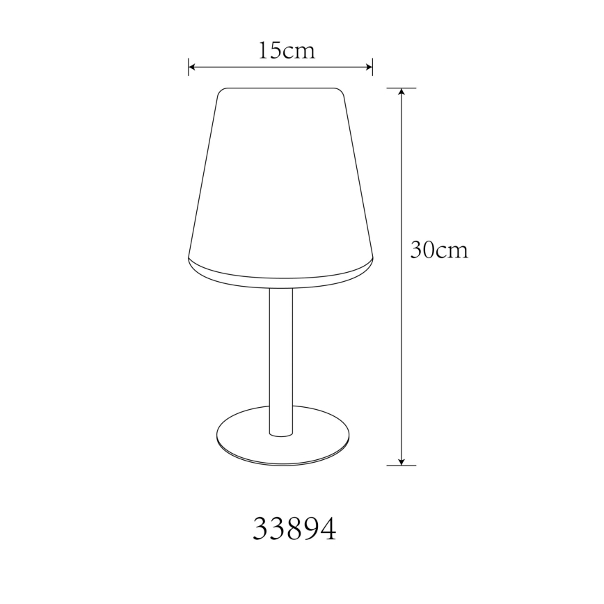 Globo - LED RGB Solárna dotyková stolná lampa LED/0,1W/3V IP44