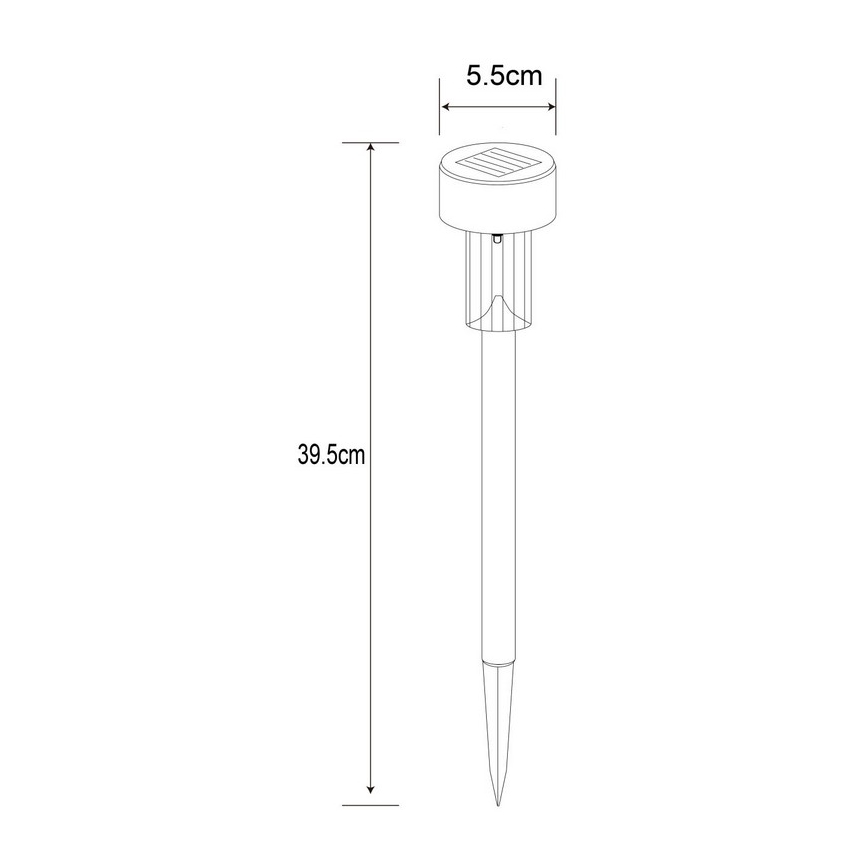 Globo - LED Solárna lampa LED/0,06W/1,2V IP44 200 mAh