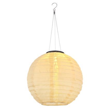Globo - LED Závesné solárne svietidlo LED/0,5W/3V IP44 béžová