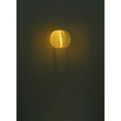 Globo - LED Závesné solárne svietidlo LED/0,5W/3V IP44 biela