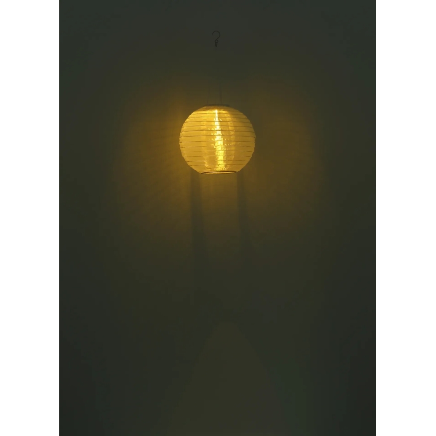 Globo - LED Závesné solárne svietidlo LED/0,5W/3V IP44 biela