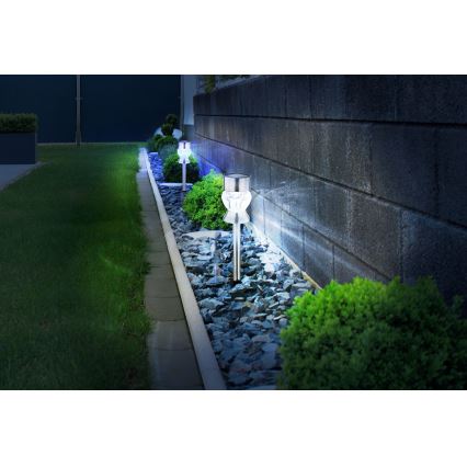 Globo - LED RGBW Solárne svietidlo 2v1 LED/0,06W/3V IP44