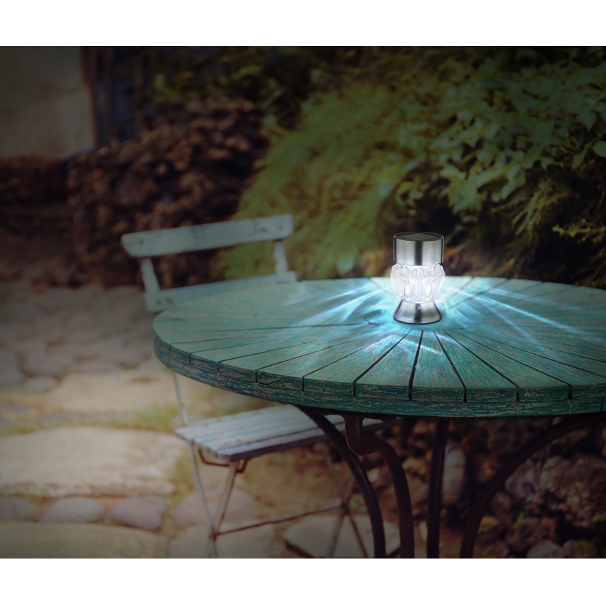 Globo - LED RGBW Solárne svietidlo 2v1 LED/0,06W/3V IP44