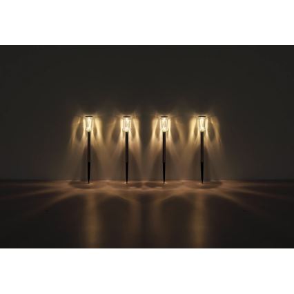 Globo - SADA 4x LED Solárne svietidlo LED/0,06W/1,2V IP44 100 mAh
