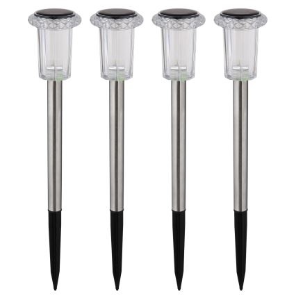Globo - SADA 4x LED Solárne svietidlo LED/0,06W/1,2V IP44 100 mAh