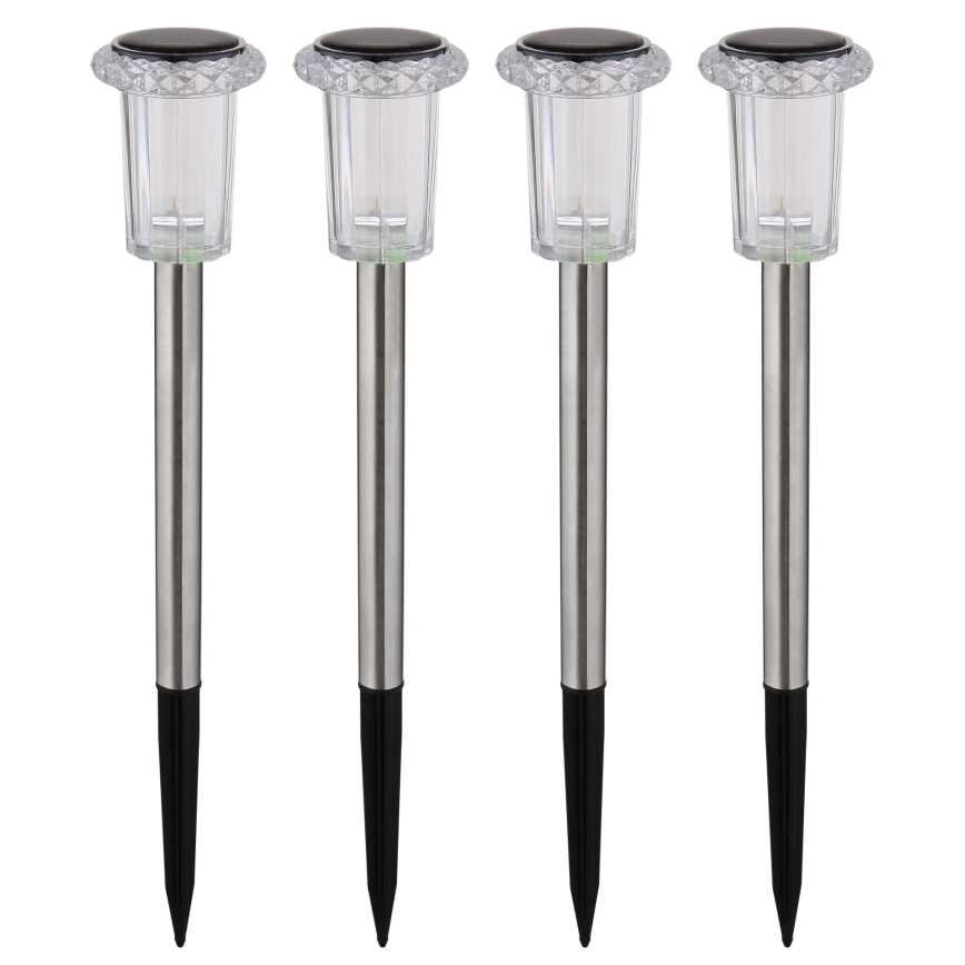 Globo - SADA 4x LED Solárne svietidlo LED/0,06W/1,2V IP44 100 mAh