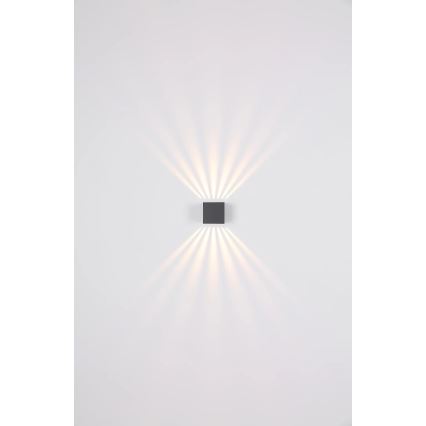 Globo - Vonkajšie nástenné LED svietidlo LED/6W/230V IP54 antracit