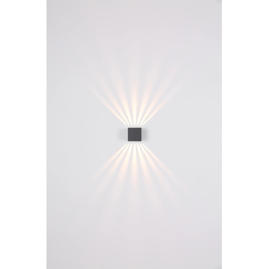 Globo - Vonkajšie nástenné LED svietidlo LED/6W/230V IP54 antracit